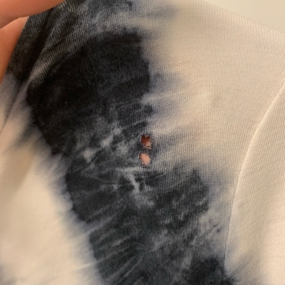 Young Famous and Broke Blue Tie Dye Top Zipper - Picture 3 of 7